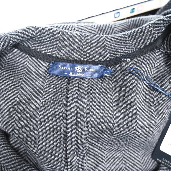 Stone Rose Men's Medium Wool Sweater Blazer  | Size Medium - Picture 7 of 10